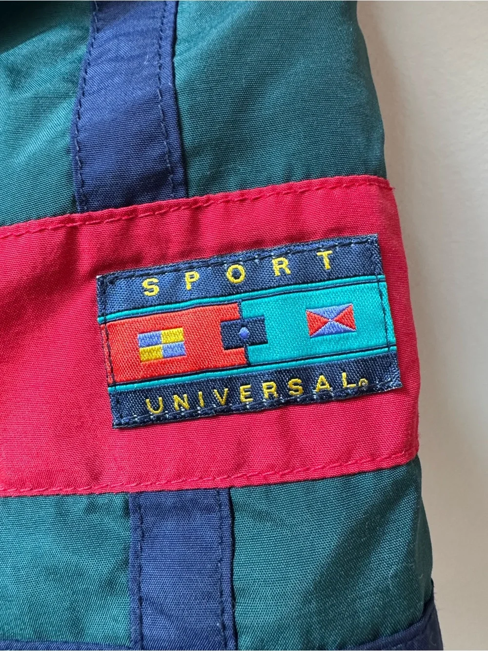 Vintage Sports Universal by Rothschild Rare Colorblock Hooded Ski Jacket Size 2T